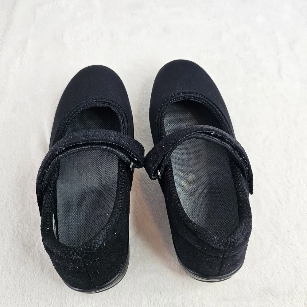 Orthofeet Springfield Mary Jane Shoes Womens Size 7B Black Comfort Orthopedic
